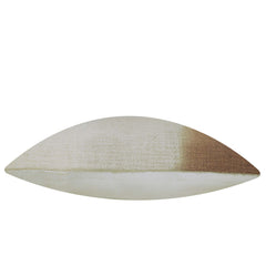 Beige and brown ombre tie-dye textured cotton cushion cover 45x45 cm