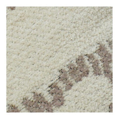 Beiger Jacquard-Kissenbezug mit Textur 45x45 cm | Gewebtes abstraktes Muster | Modernes neutrales Heimdekorationskissen