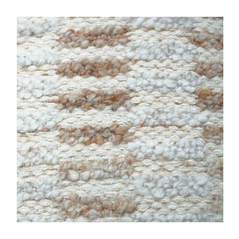 Kissenbezug aus Baumwoll-Viskose mit Textur – Neutrales, gewebtes Streifendesign | 45x45 cm - Bulk manufacturer & supplier from Panipat, India
