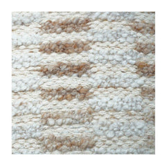 Textured Cotton Viscose Cushion Cover – Neutral Woven Stripe Design | 45x45 cm