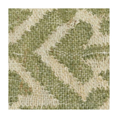 Handwoven Jute Cushion Cover – Green Geometric Tribal Pattern | Textured Boho Decorative Pillow Case | 18x18 Inch