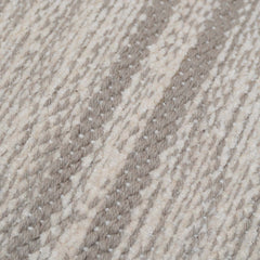 Handmade Handwoven Cotton Cushion Cover 45x45 cm | Neutral Striped Textured Throw Pillow Cover | Boho Farmhouse Home Décor | Concealed Zip