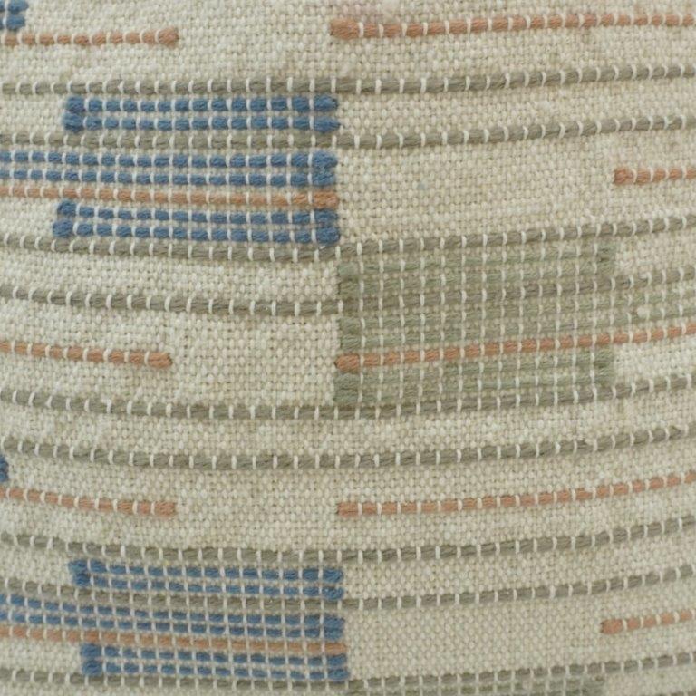 Handwoven Cotton Cushion Cover 45x45 cm | Modern Geometric Textured Pillow Cover | Artisan Handmade Décor
