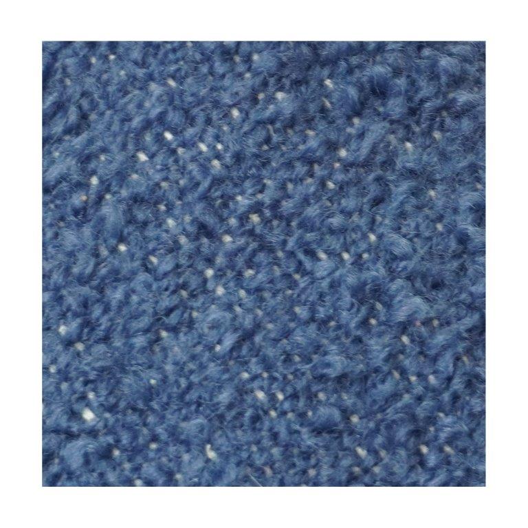 Handgefertigter Kissenbezug aus Baumwolle mit Textur – Einfarbig Blau | 45x45 cm | Minimalistische Moderne Kissenhülle - Bulk manufacturer & supplier from Panipat, India