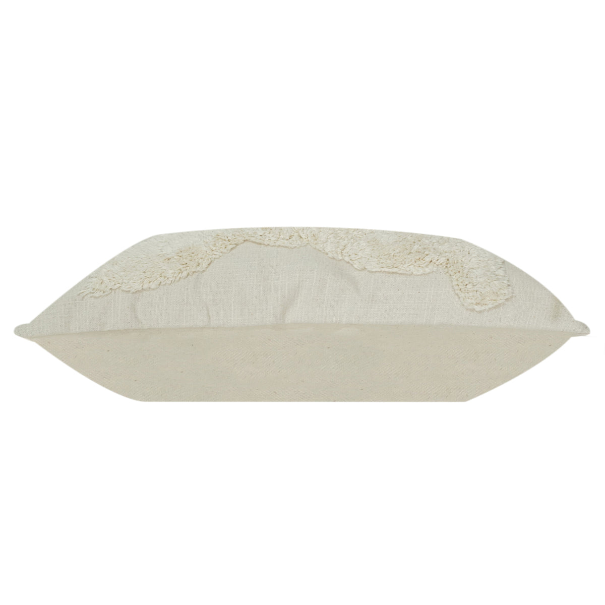 Getufteter Kissenbezug Elfenbein Hase 35x50 cm | Strukturierter Kissenbezug aus Baumwolle | Kinderzimmer & Minimalistische Heimdekoration - Bulk manufacturer & supplier from Panipat, India