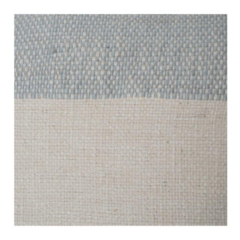 Neutral Striped Cotton Cushion Cover | Minimalist Woven Beige & Grey Pillow Cover | Modern Textured Home Decor (18x18 Inch) - Bulk manufacturer & supplier from Panipat, India