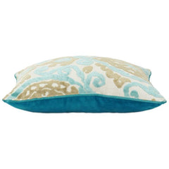 Cotton Embroidered Rectangular Cushion Cover 35x50 cm | Artistic Home Décor Pillow