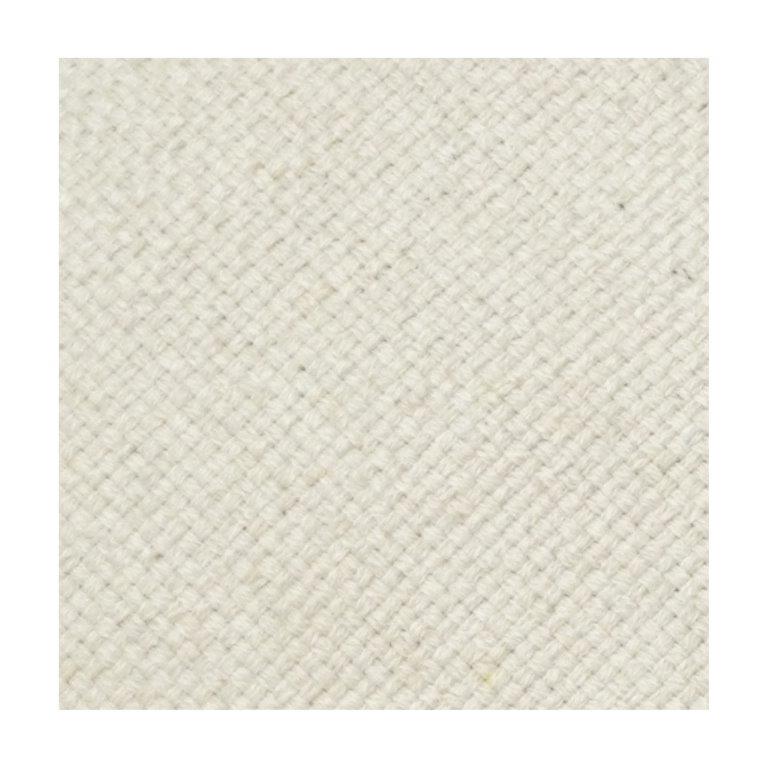 Minimalist Handwoven Cotton Cushion Cover with Contrast Blanket Stitch – 45x45 cm | Neutral Textured Decorative Pillow
