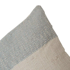 Neutral Striped Cotton Cushion Cover | Minimalist Woven Beige & Grey Pillow Cover | Modern Textured Home Decor (18x18 Inch)
