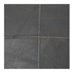 Premium PU Leather Cushion Cover – Modern Minimalist Grid Design | Durable Faux Leather Pillow Cover with Concealed Zipper (45x45 cm)