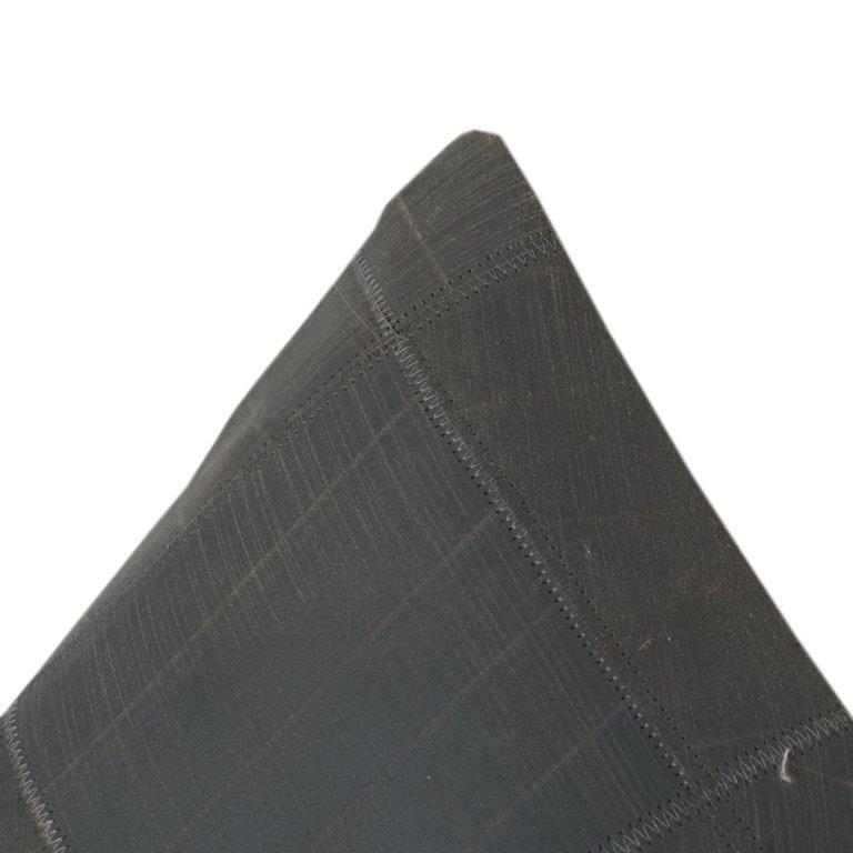 Premium PU Leather Cushion Cover – Modern Minimalist Grid Design | Durable Faux Leather Pillow Cover with Concealed Zipper (45x45 cm) - Bulk manufacturer & supplier from Panipat, India