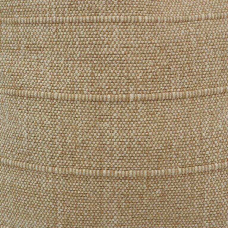 Handmade Cotton Cushion Cover with Fringe Border – Beige Textured Pillow Cover 45x45 cm - Bulk manufacturer & supplier from Panipat, India