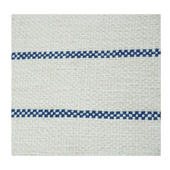 Minimalist Beige & Navy Striped Cotton Cushion Cover | Woven Textured Throw Pillow Cover | 18x18 Inch