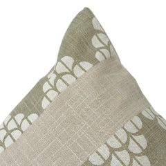 Abstract floral printed cotton cushion cover 18x18 inch