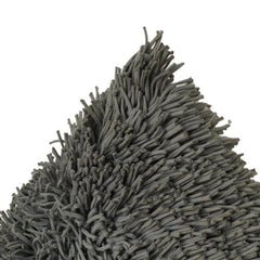 Luxury Grey Shaggy Cushion Cover – Textured Faux Fur Throw Pillow Cover | Soft Plush Modern Home Décor | 45x45 cm