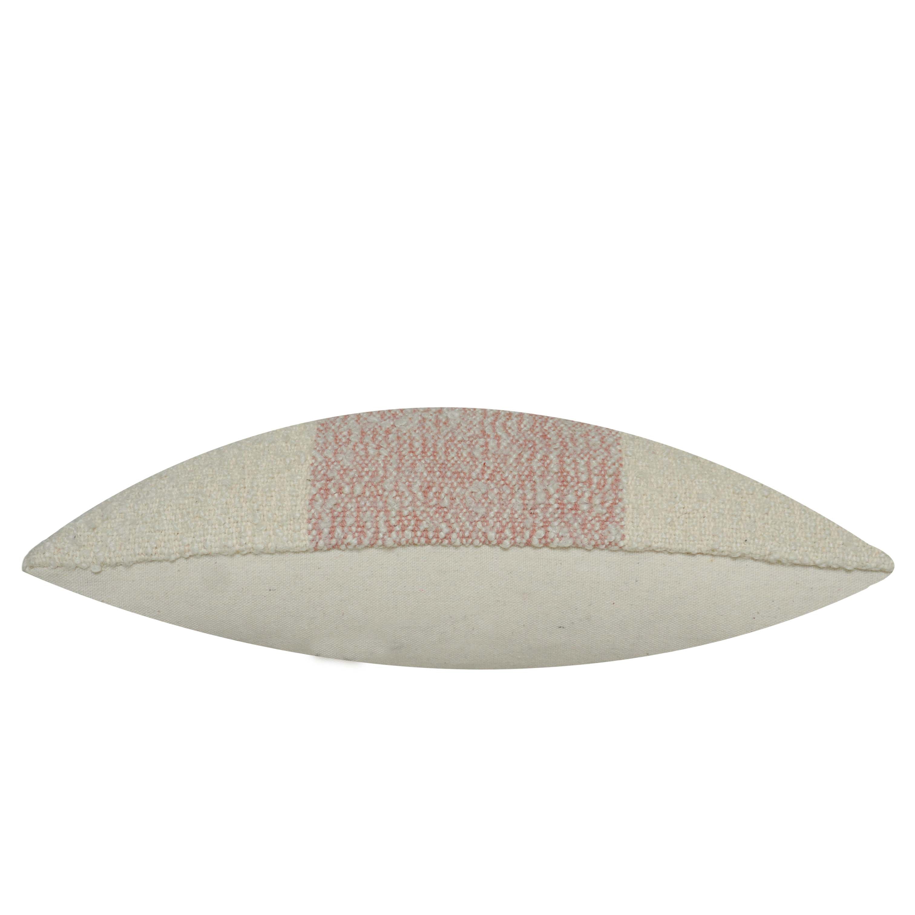 Handwoven Cotton Cushion Cover 45x45 cm | Textured Geometric Design | Soft Decorative Throw Pillow Cover with Concealed Zipper | Modern Boho Home Décor