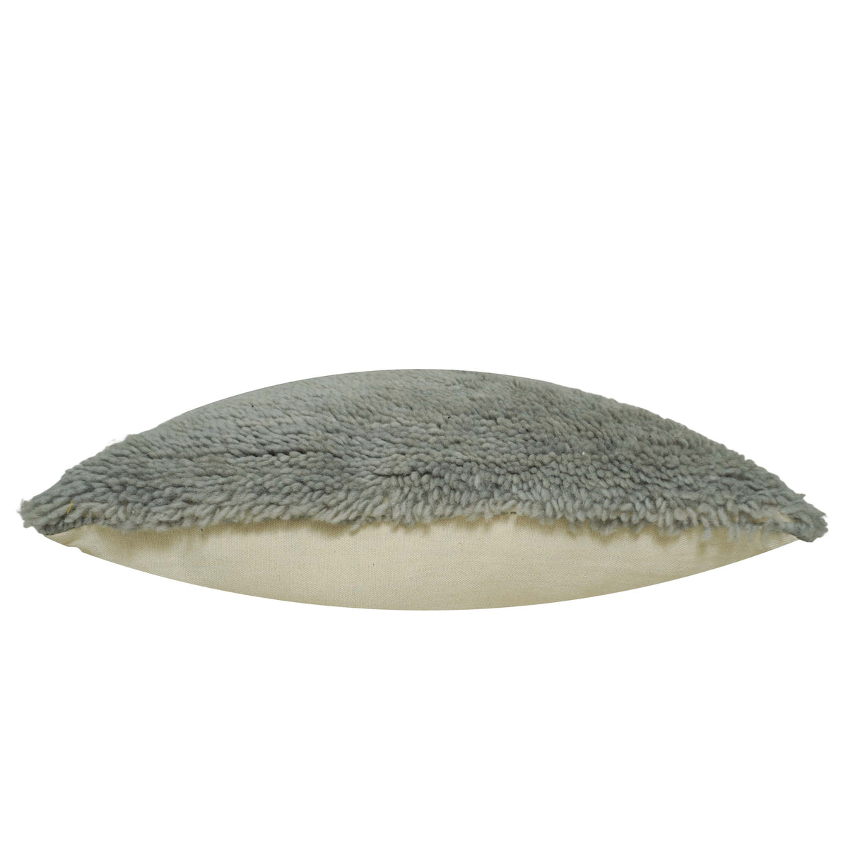 Handwoven Tufted Cotton Cushion Cover 45x45 cm – Sage Green Textured Decorative Throw Pillow Cover with Concealed Zip | Soft Boho Modern Home Décor