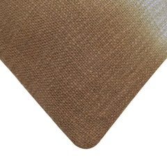 Beige and brown ombre tie-dye textured cotton cushion cover 45x45 cm