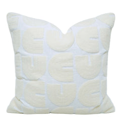 Cream Tufted HUG Cushion Cover – 45 x 45 cm | Textured Statement Cushion