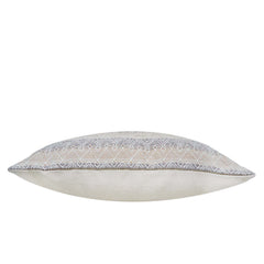 Handwoven Cotton Geometric Cushion Cover 45x45 cm | Woven Diamond Pattern | Neutral Beige & Ivory Decorative Throw Pillow Cover