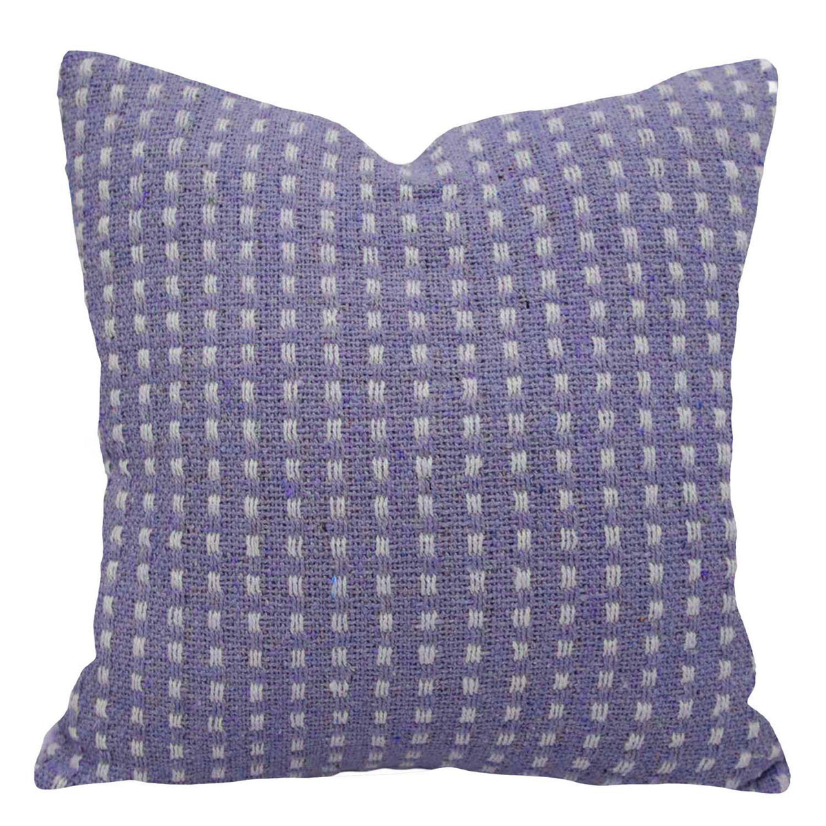 Handwoven Purple Cotton Cushion Cover 45 x 45 cm