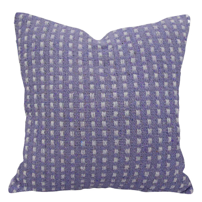 Handwoven Purple Cotton Cushion Cover 45 x 45 cm