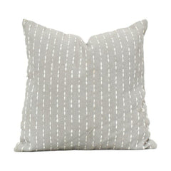 Minimal Textured Cotton Cushion Cover 45x45 cm | Handwoven Dotted Pattern | Neutral Beige Throw Pillow Case