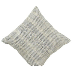 Housse de coussin en coton tissé texturé – Motif crème neutre | 45x45 cm | Décoration moderne et minimaliste