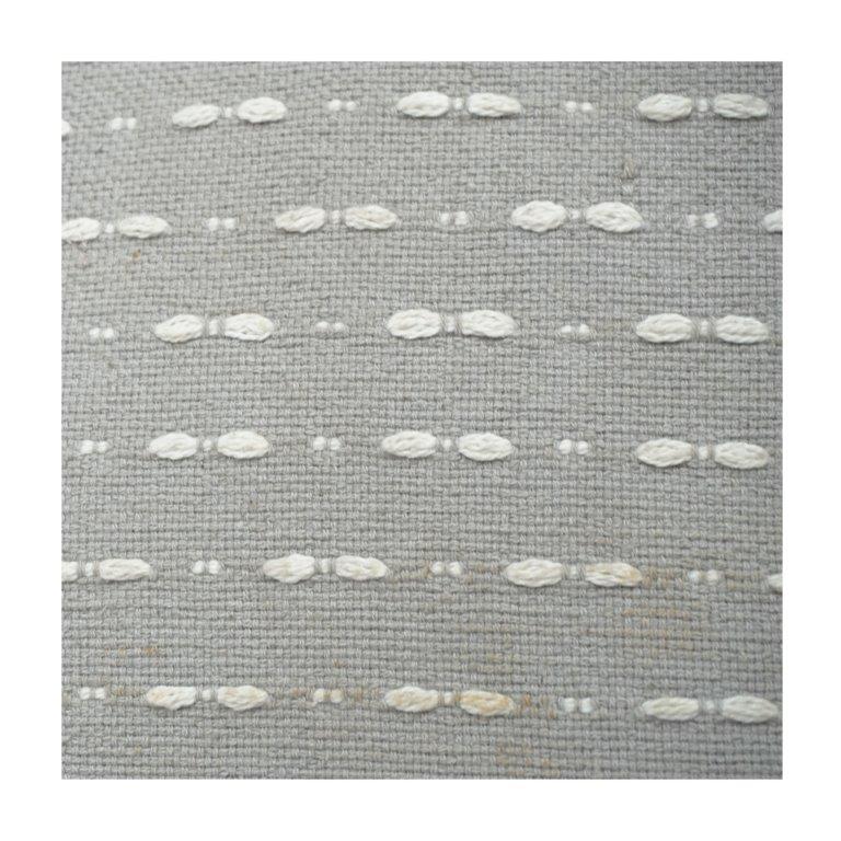Minimal Textured Cotton Cushion Cover 45x45 cm | Handwoven Dotted Pattern | Neutral Beige Throw Pillow Case