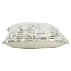 Housse de coussin en coton tissé texturé – Motif crème neutre | 45x45 cm | Décoration moderne et minimaliste