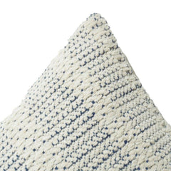 Housse de coussin en coton tissé texturé – Motif crème neutre | 45x45 cm | Décoration moderne et minimaliste