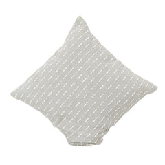 Minimal Textured Cotton Cushion Cover 45x45 cm | Handwoven Dotted Pattern | Neutral Beige Throw Pillow Case