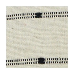 Minimalistischer gestreifter Baumwoll-Kissenbezug 35x50 cm | Handgewebter neutraler Lendenkissenbezug | Modernes Boho-Wohnaccessoire