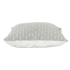 Minimal Textured Cotton Cushion Cover 45x45 cm | Handwoven Dotted Pattern | Neutral Beige Throw Pillow Case