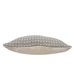 Handwoven Cotton Cushion Cover 45x45 cm | Textured Woven Natural Beige Decorative Throw Pillow Cover | Modern Boho Sofa Cushion with Concealed Zip