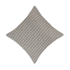 Handwoven Cotton Cushion Cover 45x45 cm | Textured Woven Natural Beige Decorative Throw Pillow Cover | Modern Boho Sofa Cushion with Concealed Zip