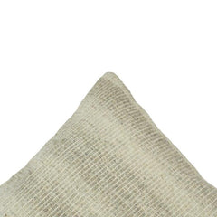 Natural Textured Wool Cushion Cover 45x45 cm | Handwoven Neutral Decorative Pillow Cover | Modern Rustic Home Décor