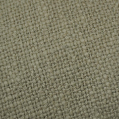 Handwoven Cotton Cushion Cover with Fringe Edges – Sage Green Textured Decorative Throw Pillow Cover | 45 x 45 cm (18 x 18 Inch)