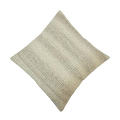 Natural Textured Wool Cushion Cover 45x45 cm | Handwoven Neutral Decorative Pillow Cover | Modern Rustic Home Décor