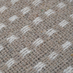 Handwoven Cotton Cushion Cover 45x45 cm | Textured Woven Natural Beige Decorative Throw Pillow Cover | Modern Boho Sofa Cushion with Concealed Zip