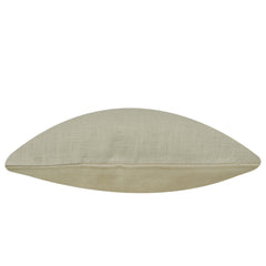 Handwoven Cotton Cushion Cover 45x45 cm | Boho Fringe Tassel Throw Pillow Cover | Natural Ivory Decorative Cushion Cover | Hidden Zip | Sofa & Bed Accent
