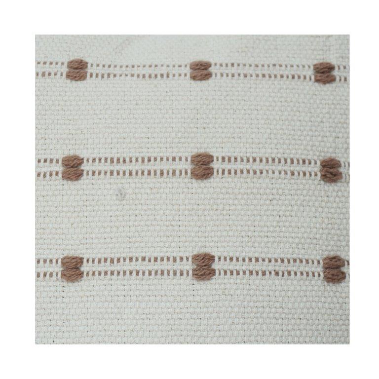 Strukturierter Kissenbezug aus Baumwolle mit gewebtem Tupfenmuster – 35 x 50 cm | Minimalistischer, neutraler Deko-Kissenbezug - Bulk manufacturer & supplier from Panipat, India