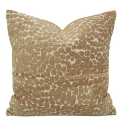 Textured Beige & Brown Jacquard Cushion Cover – 45 x 45 cm