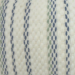 Handmade Striped Cotton Cushion Cover | Textured Woven Lumbar Pillow | 35 x 50 cm