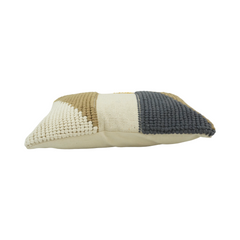 Handmade Geometric Tufted Cotton Cushion Cover – Modern Abstract Decorative Pillow Cover | 35 x 50 cm