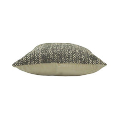 Jaquard Cotton Cushion Cover 45x45 cm | Woven Chevron Pattern Decorative Cushion | Modern Textured Sofa Pillow Cover