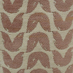 Blush Wave Jacquard Cotton Cushion Cover – 45x45 cm | Modern Abstract Woven Pillow Cover