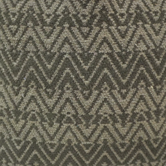 Handwoven Chevron Cushion Cover – Grey & Beige Textured Cotton Pillow Cover 45x45 cm