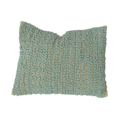 Textured Tufted Cotton Cushion Cover – Handwoven Bobble Design in Soft Sage (35 x 50 cm)