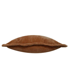 Luxury Brown Velvet Cushion Cover – Soft Solid Velvet, 45 x 45 cm (18 x 18 Inches)